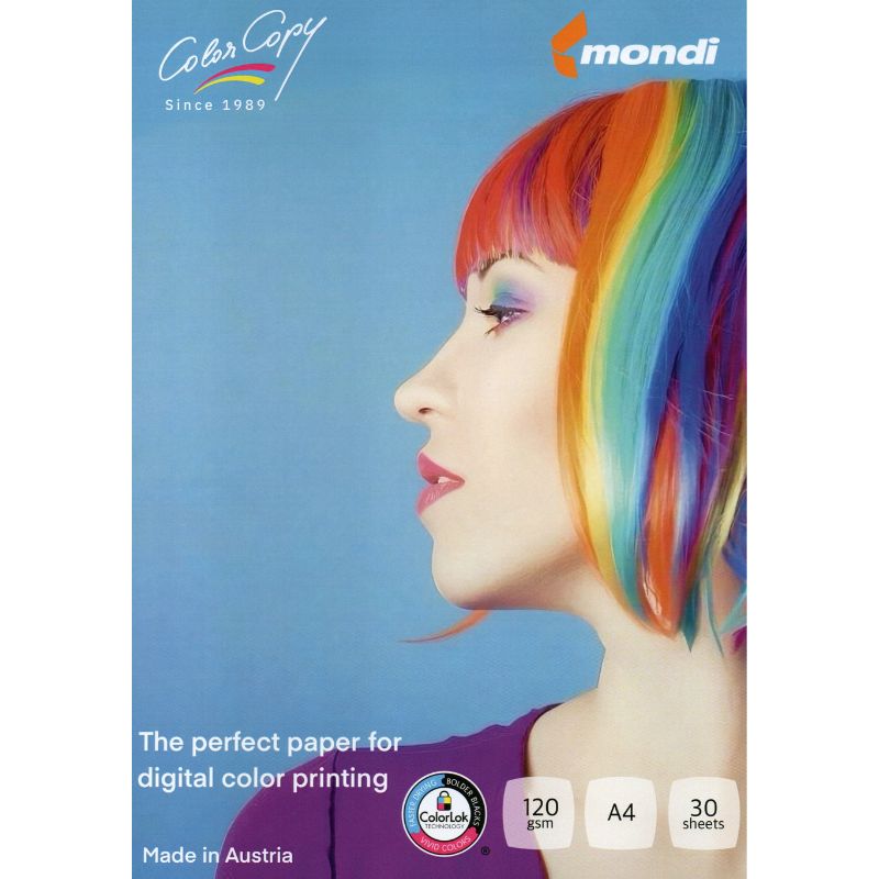 Giấy in màu A4 mondi 120gsm